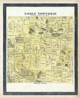 Noble Township, Wolf Lake, Nobleville, Noble County 1893